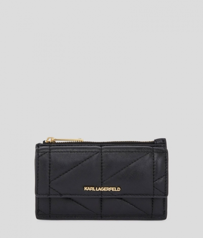 WOMEN'S K/KUILT CARDHOLDER - Black