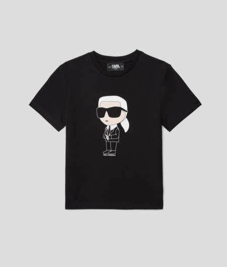 BOYS IKON KARL T-SHIRT - Black