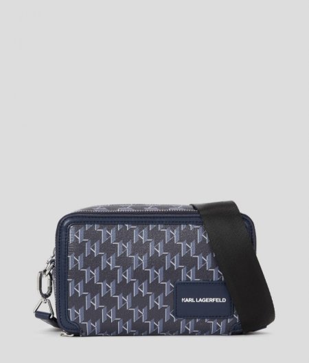 MEN'S K/VOYAGE CAMERA BAG - Navy Blue Monogram