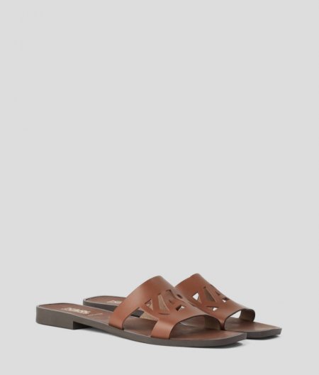 WOMEN'S Skoot Ii Karl Kut-Out Sandals - Tan