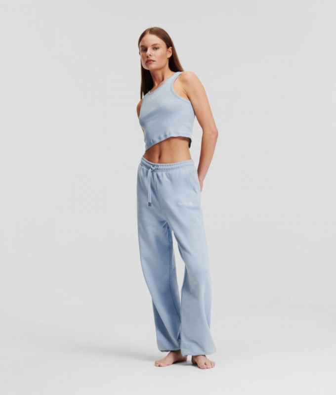 WOMEN'S HOTEL KARL LOUNGEWEAR JOGGERS - Cashmere Blue