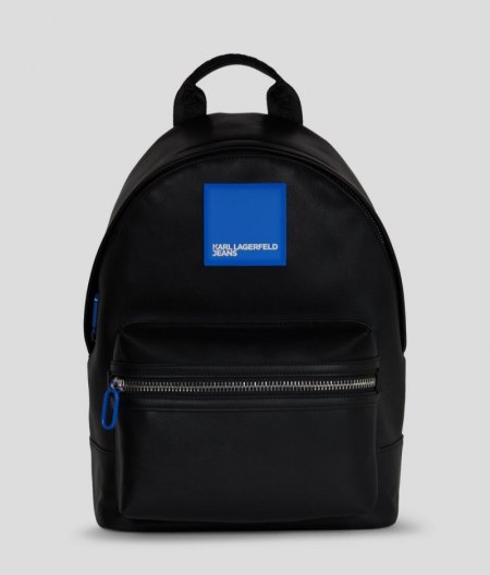 MEN'S KLJ BOX LOGO BACKPACK - BLACK