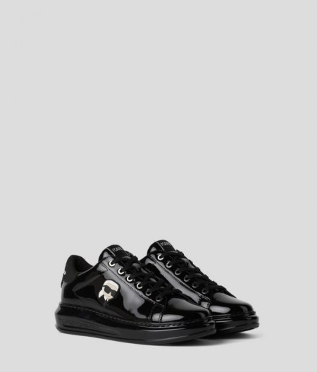 WOMEN'S IKON NFT KAPRI SHINY SNEAKERS - Black