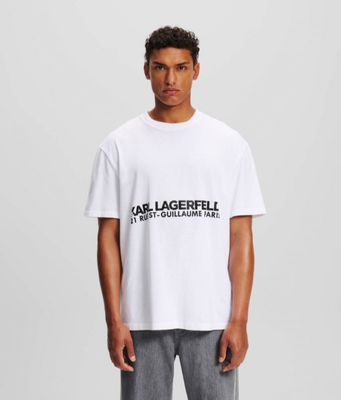 MEN'S RUE ST-GUILLAUME WASHED T-SHIRT - White