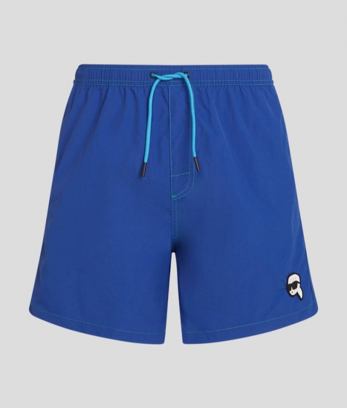 MEN'S IKON BOARD SHORTS - Diva Blue