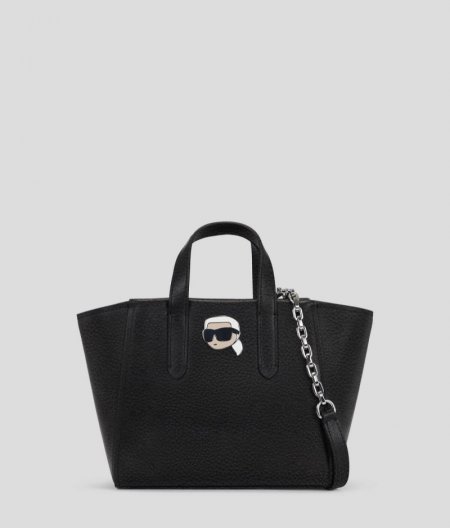 WOMEN'S IKON PEBBLE TOTE BAG - Black