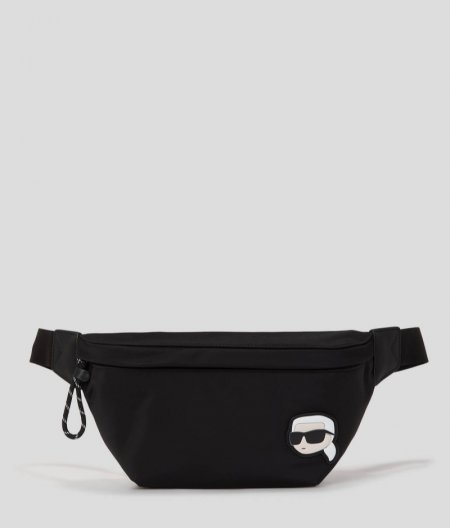 MEN'S IKON NYLON BUM BAG - Black