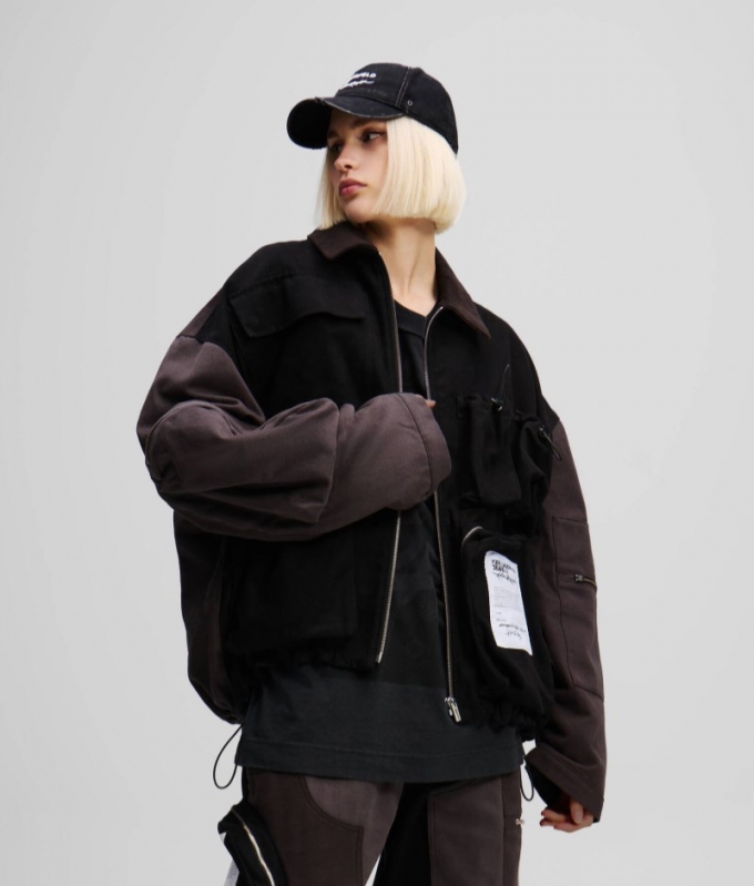 WOMEN'S KLJ X ATELIER RESERVÉ UTILITY JACKET - Black