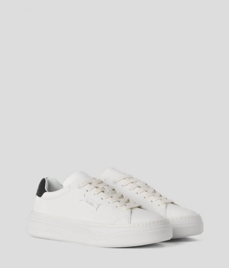 WOMEN'S KONVERT EMBOSSED LOGO SNEAKERS - White