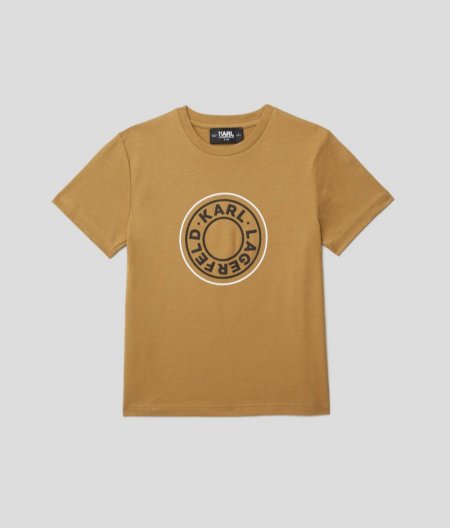 BOYS CIRCLE LOGO T-SHIRT - Stone