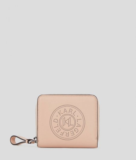 WOMEN'S K/CIRCLE MEDIUM BIFOLD WALLET - Antique Rose