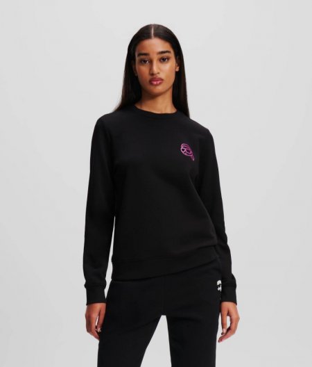 WOMEN'S IKON JELLY SWEATSHIRT - Black