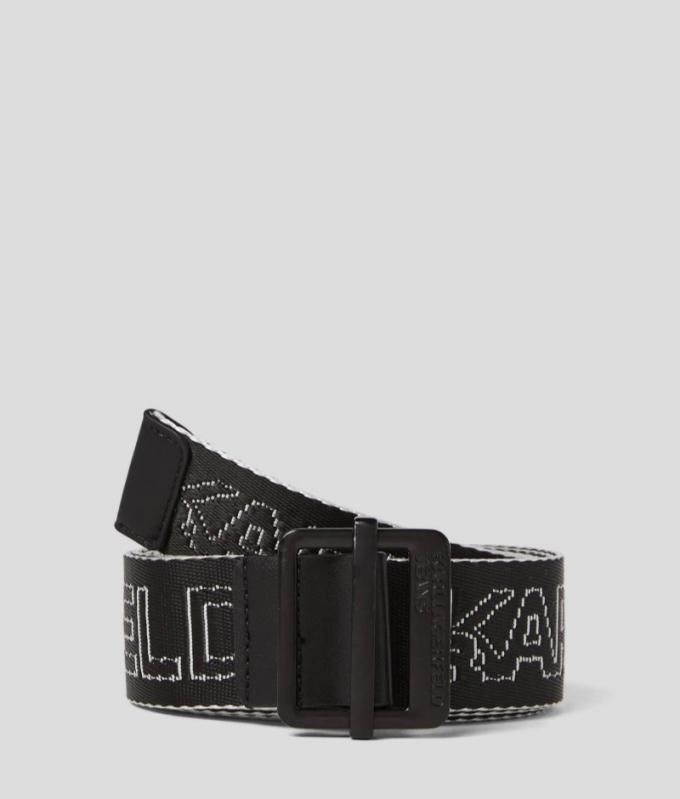 WOMEN'S KLJ WEBBING BELT - BLACK