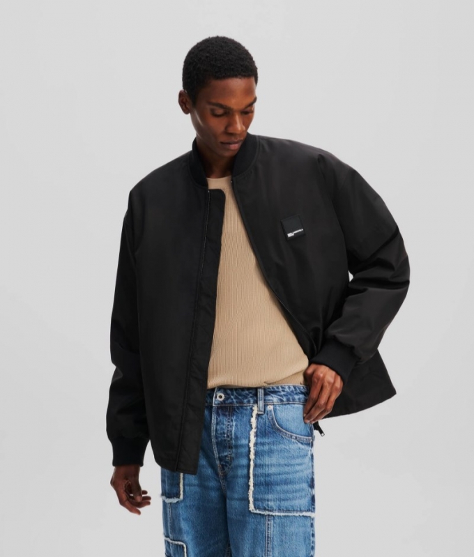 MEN'S BOMBER JACKET - Black