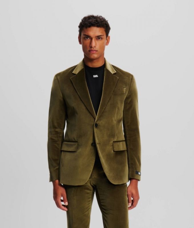 MEN'S TAILORED JACKET - GREEN