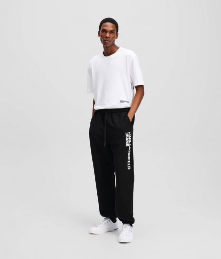 MEN'S SLIM-FIT SWEATPANTS - Black