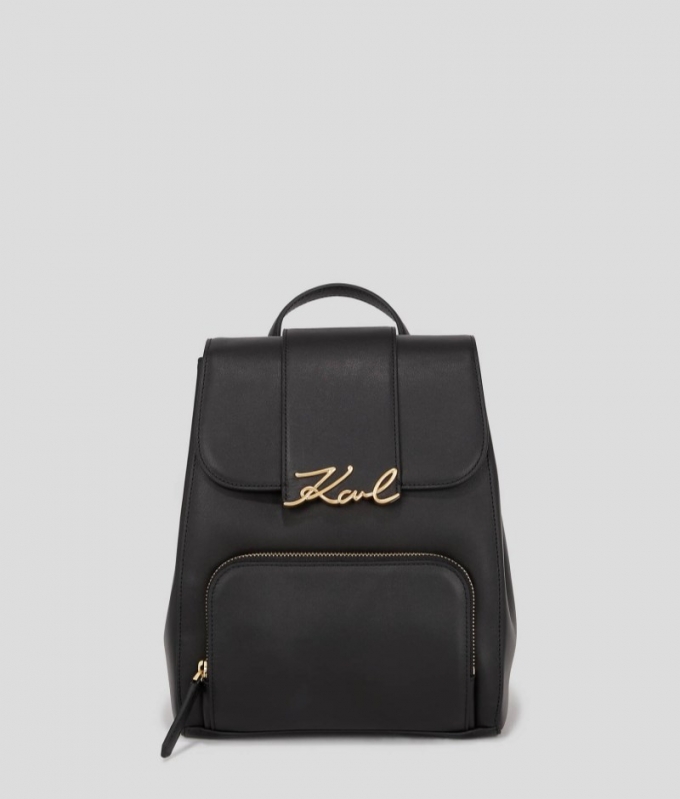 WOMEN'S K/SIGNATURE BACKPACK - Black/Gold