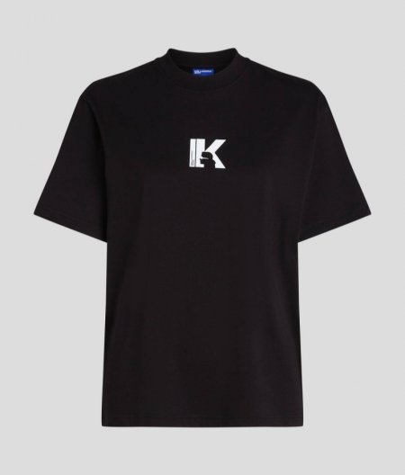 WOMEN'S K LOGO T-SHIRT - White