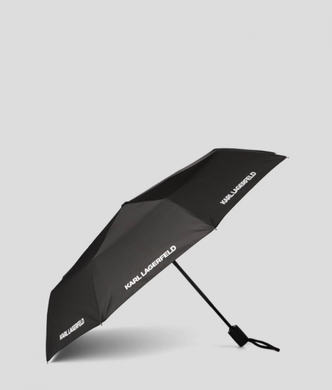 MEN'S CLASSIC KARL LOGO UMBRELLA - Black