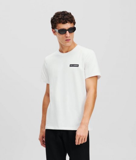 MEN'S RUBBER PATCH T-SHIRT - White