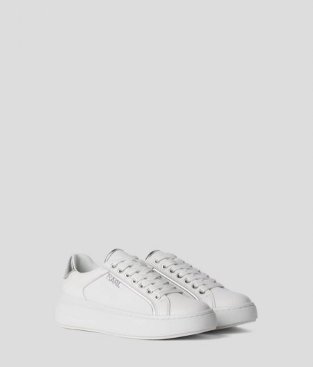 WOMEN'S KRONOS LEATHER SNEAKERS - White