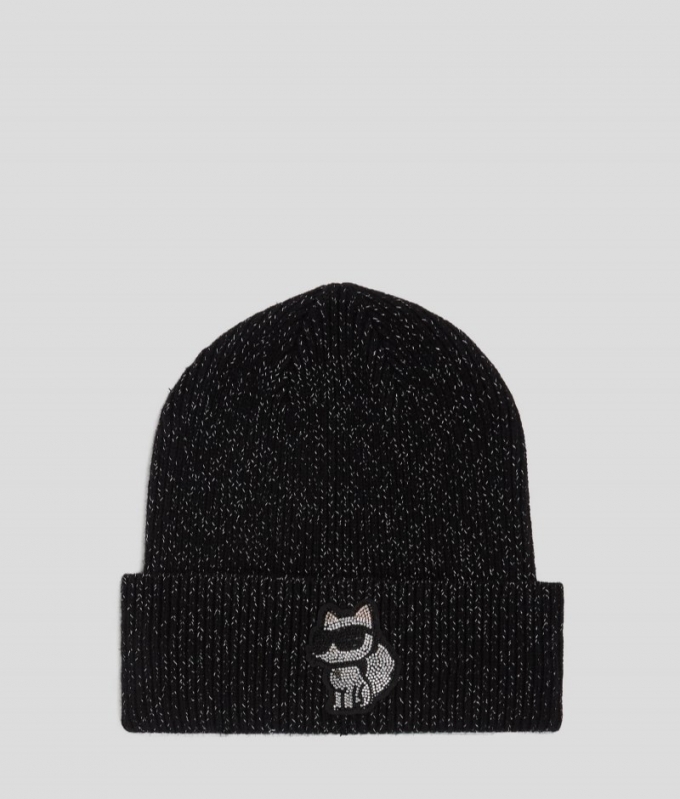 WOMEN'S IKON CHOUPETTE LUREX BEANIE - Off White