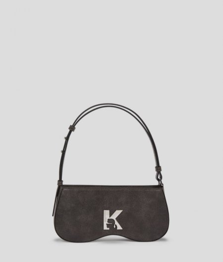 WOMEN'S KLJ SUNGLASSES SHOULDER BAG - BLACK