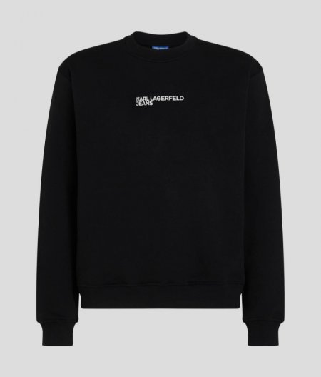 MEN'S KLJ LOGO SWEATSHIRT - BLACK