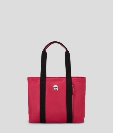 WOMEN'S IKON NYLON LARGE ZIP-TOP TOTE BAG - Persian Red