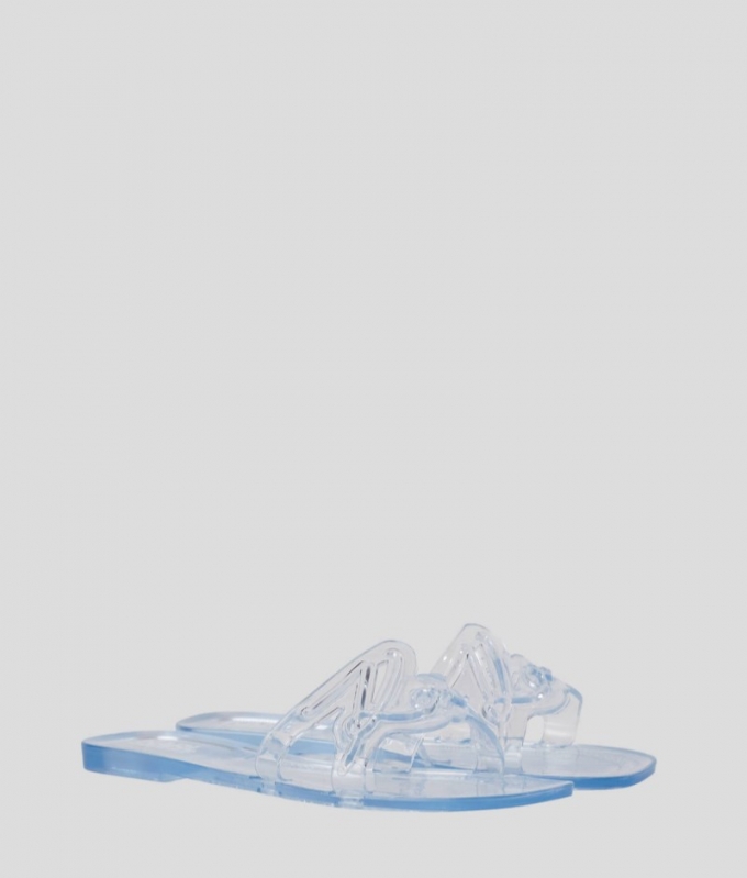 WOMEN'S SIGNATURE JELLY SANDALS - Light Blue