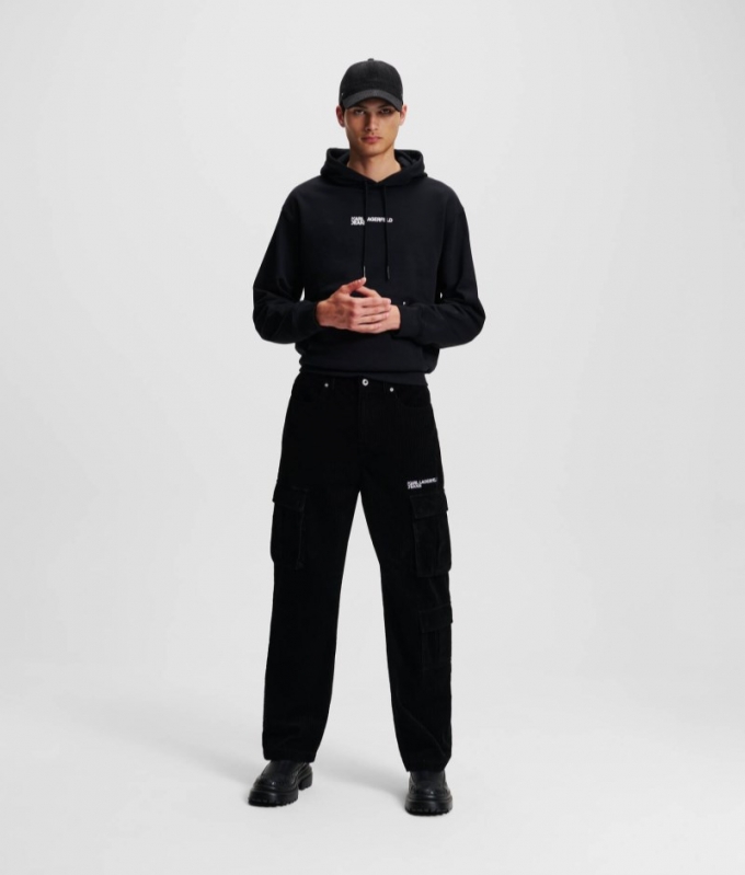 MEN'S KLJ UTILITY CORDUROY PANTS - BLACK