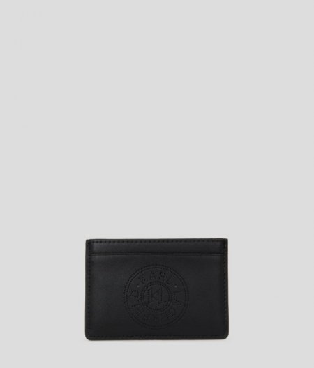 WOMEN'S K/CIRCLE CARD HOLDER - Dark Chocolate