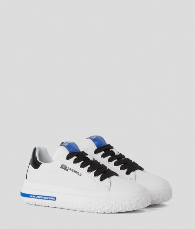 MEN'S KLJ LEATHER SNEAKERS - White