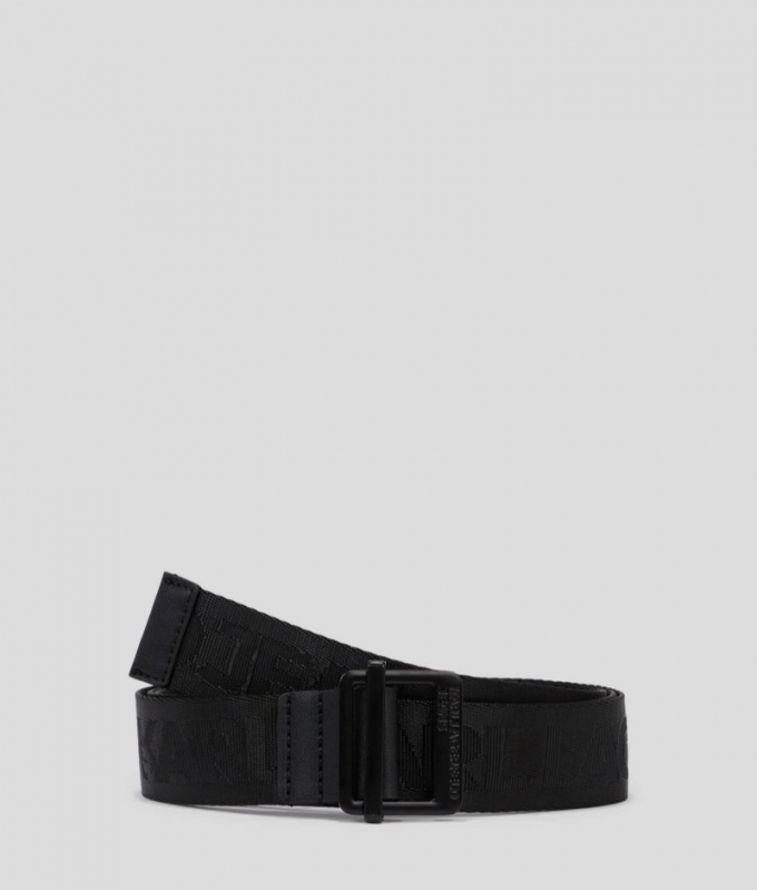 MEN'S WEBBING BELT - Black