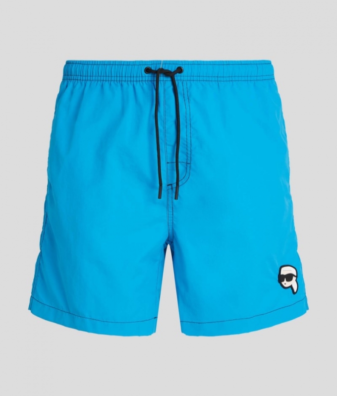 MEN'S IKON BOARD SHORTS - Diva Blue