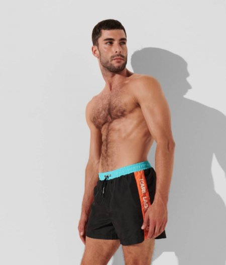 MEN'S COLORBLOCK SHORT BOARD SHORTS - Diva Blue