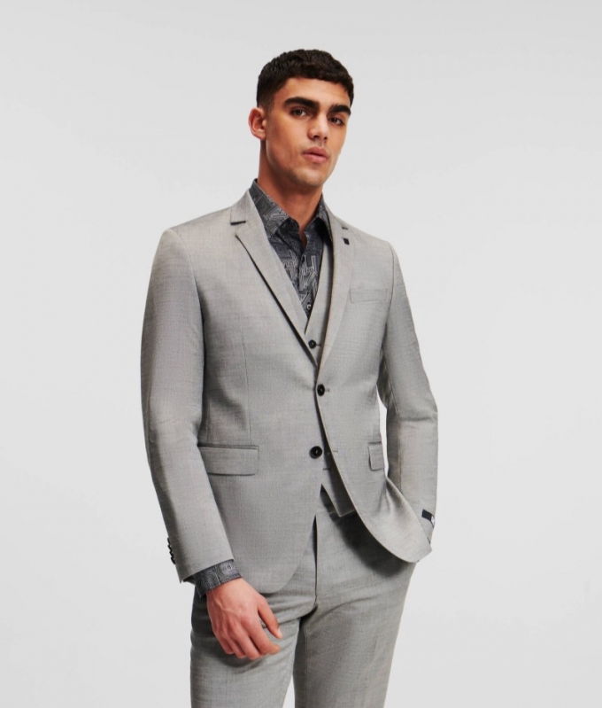 MEN'S THREE-PIECE SUIT - Black