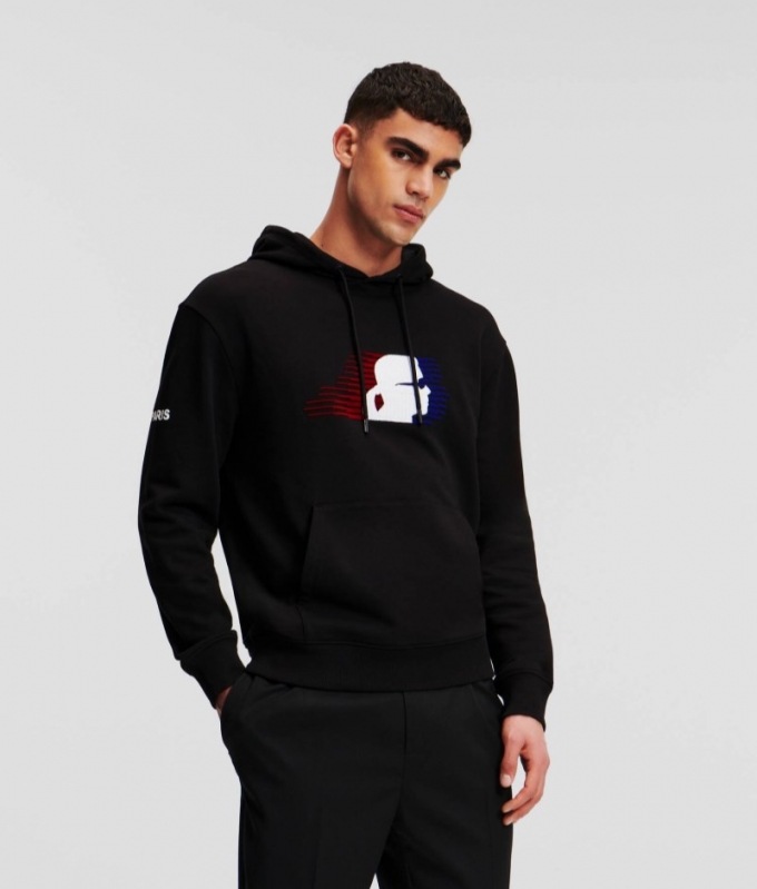 MEN'S PARIS HOODIE - Black