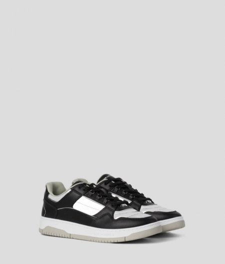 MEN'S KREW METALLIC SNEAKERS - Black/Silver