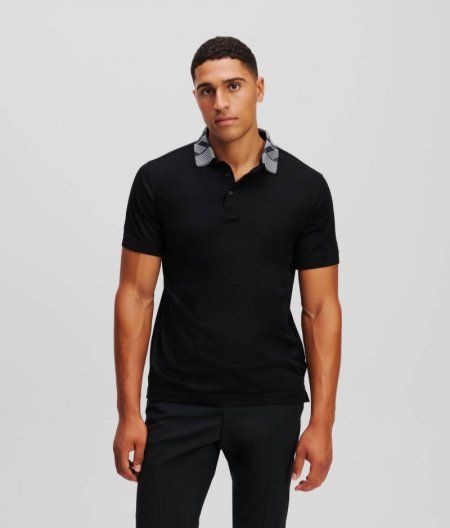 MEN'S RUE ST-GUILLAUME POLO SHIRT - Black