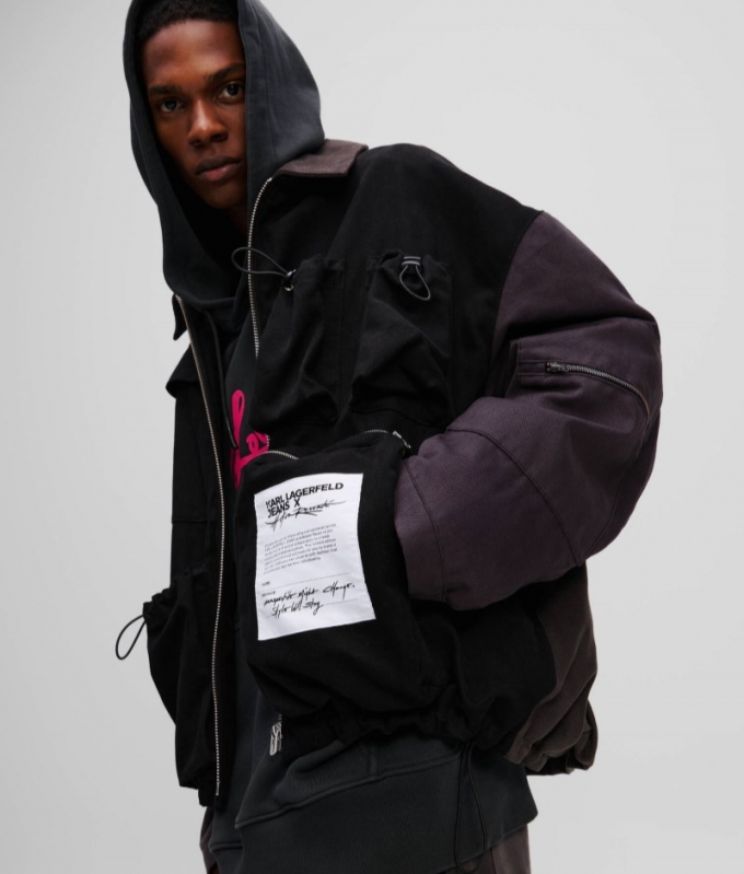 MEN'S KLJ X ATELIER RESERVÉ UTILITY JACKET - Black