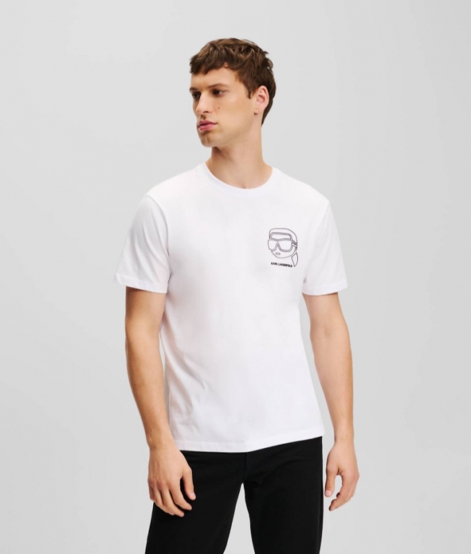 MEN'S IKON OUTLINE T-SHIRT - White