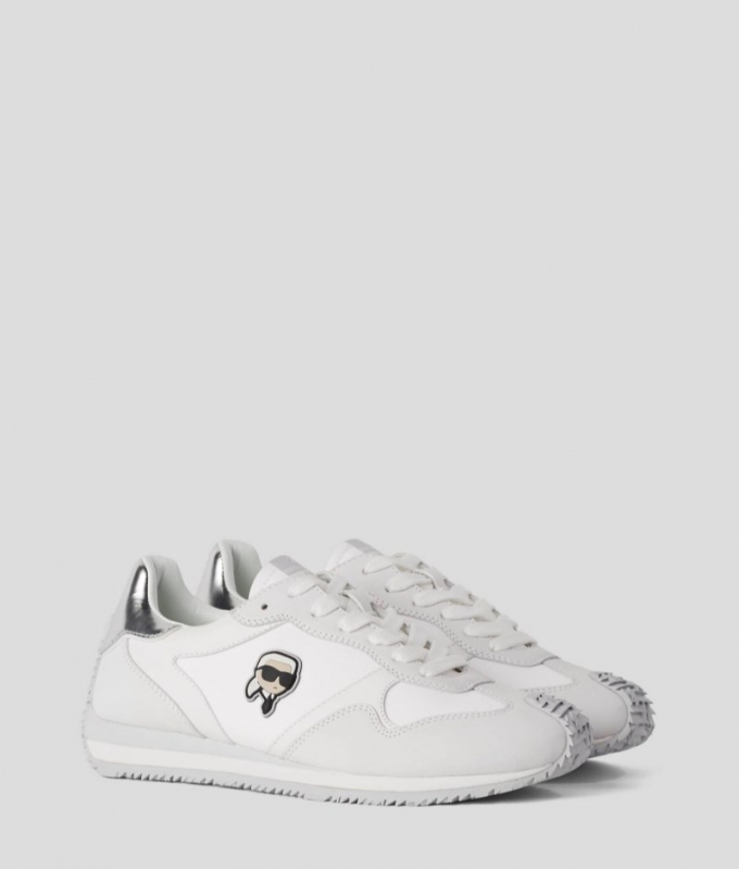 WOMEN'S KARL IKON NFT SNEAKERS - White/Silver