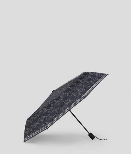 WOMEN'S IKON NFT ALL-OVER PRINT UMBRELLA - NFT All Over Pattern Black