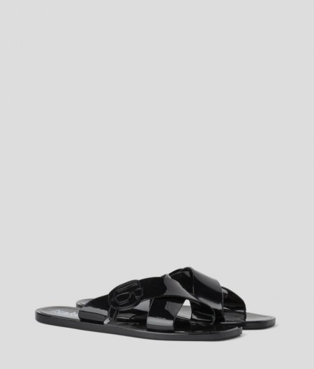 WOMEN'S KARL IKON NFT KROSS SANDALS - Black