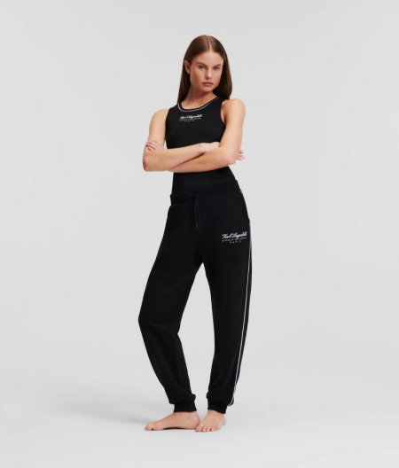 WOMEN'S HOTEL KARL LOUNGEWEAR SWEATPANTS - Black