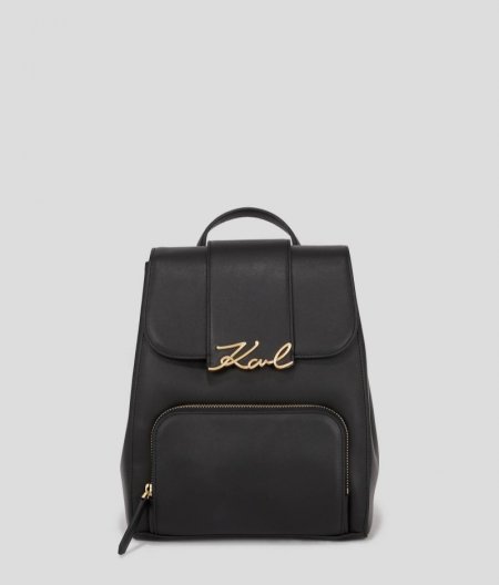 WOMEN'S K/SIGNATURE BACKPACK - Black/Gold