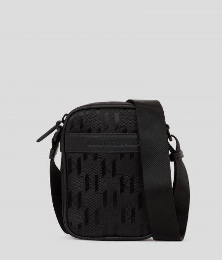 MEN'S K/ETCH CROSSBODY BAG - Black