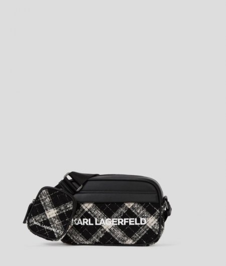 MEN'S K/BOUCLÉ CROSSBODY BAG - Boucle Check