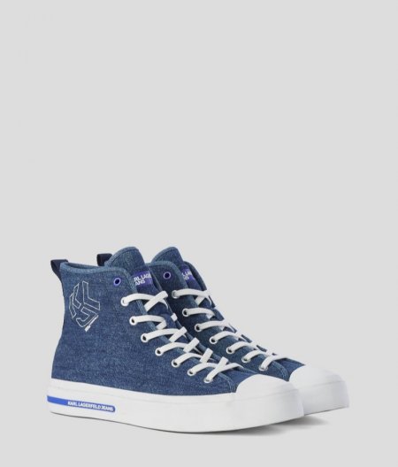 MEN'S KLJ VULC High Top Sneakers - Matte Blue